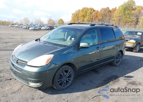 2004 Toyota Sienna Xle from USA, damaged, VIN 5TDZA22C04S048088